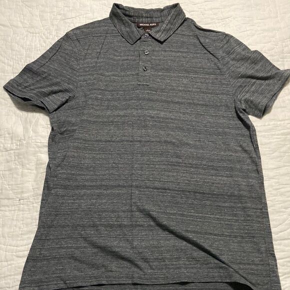NWOT Michael Kors Gray Polo size Large - Picture 1 of 5